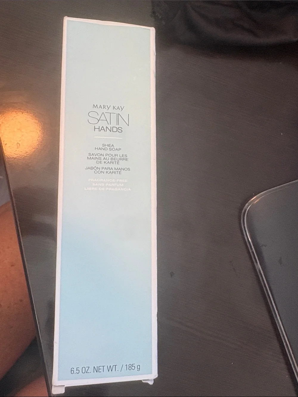 NIB Mary Kay Satin Hands Shea Hand Soap Fragrance Free 6.5 oz